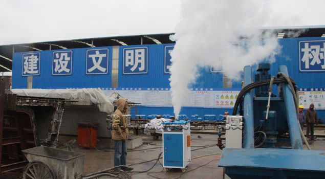 先進(jìn)蒸汽養(yǎng)護(hù)技術(shù)，江蘇電蒸汽發(fā)生器加速混凝土路橋達(dá)到硬化標(biāo)準(zhǔn)
