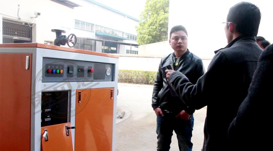【上?！看貌裼蜋C研究所定制72kw1.5mpa高壓蒸汽發(fā)生器試壓完成