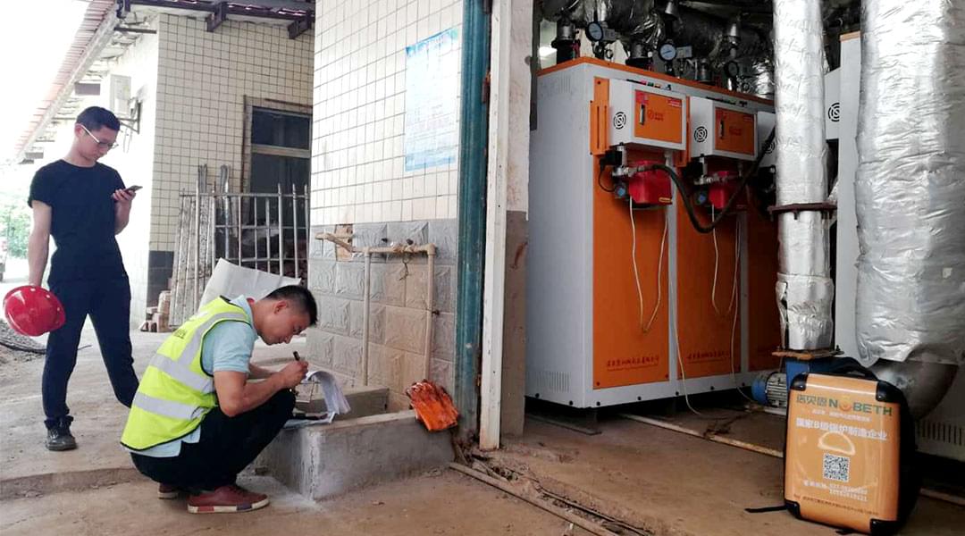 湖南諾貝思燃氣蒸汽發(fā)生器配套燒熱水案例 湖南諾貝思燃氣蒸汽發(fā)生器配套燒熱水案例